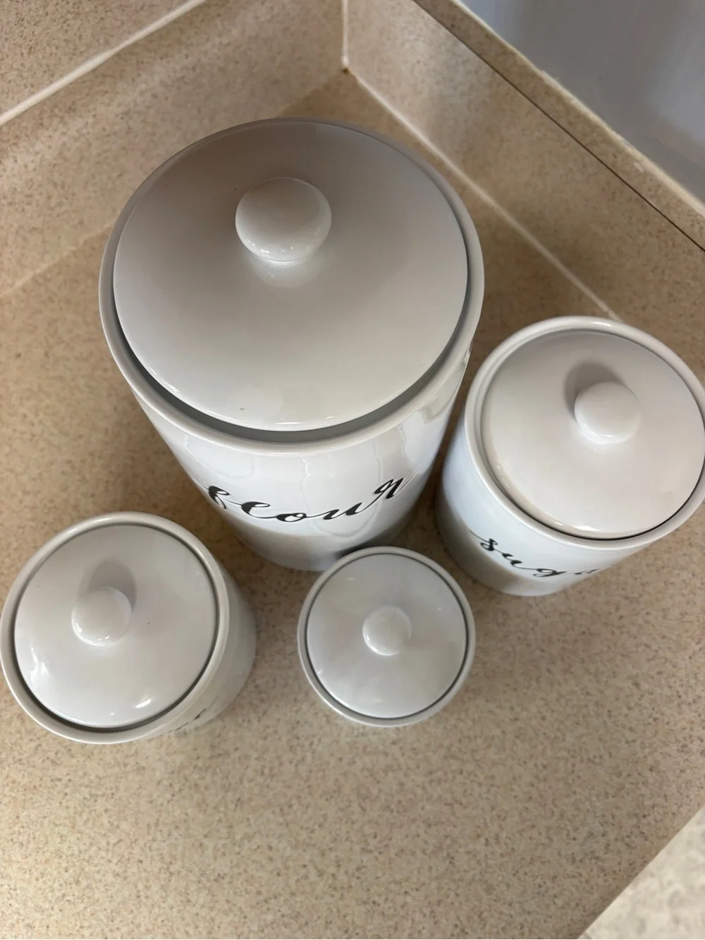 Threshold Lidded Stoneware Canister Set